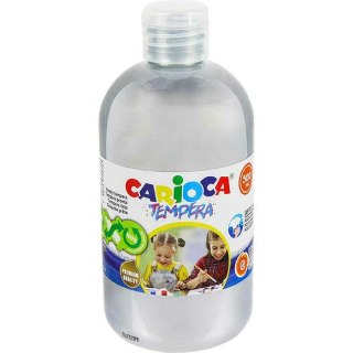 Farba tempera Carioca 500ml srebrna