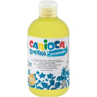 Farba tempera Carioca 500ml żółta cytrynowa