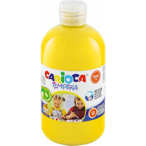 Farba tempera Carioca 500ml żółta