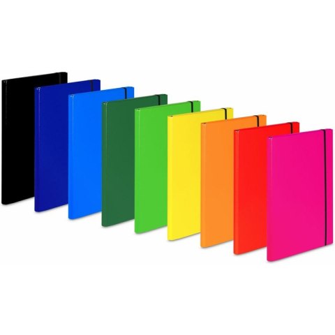 TECZKA KARTONOWA Z GUMKĄ A4/20mm ŻÓŁTA