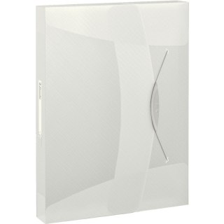 TECZKA Z GUMKĄ ESSELTE VIVIDA A4/40mm BIAŁA