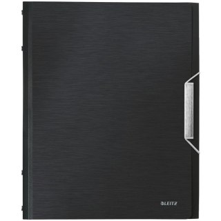TECZKA Z GUMKĄ LEITZ STYLE 12 PRZEKŁADEK CZARNA