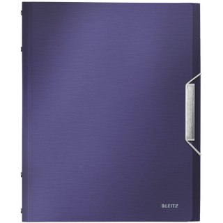 TECZKA Z GUMKĄ LEITZ STYLE 6 PRZEKŁADEK BŁĘKITNA