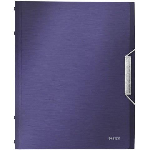 TECZKA Z GUMKĄ LEITZ STYLE 6 PRZEKŁADEK BŁĘKITNA