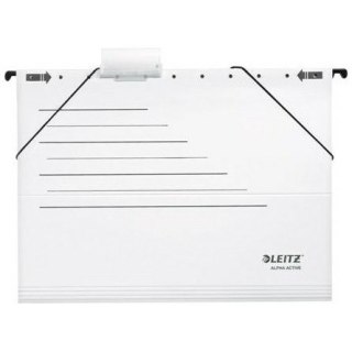 TECZKA ZAWIESZANA LEITZ ALPHA ACTIVE A4 Z GUMKĄ BIAŁA