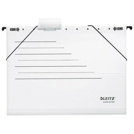 TECZKA ZAWIESZANA LEITZ ALPHA ACTIVE A4 Z GUMKĄ BIAŁA