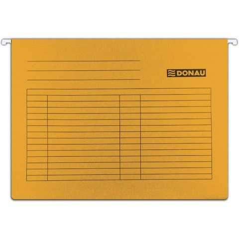 Teczka zawieszana Donau A4 pomarańczowa 5szt