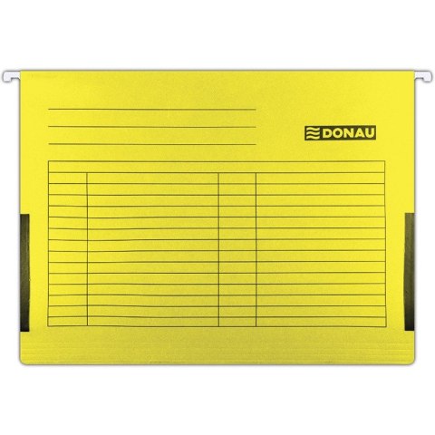Teczka zawieszana Donau A4 (z bokami) żółta (5)