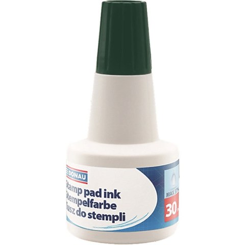 Tusz do pieczątek Donau 30ml zielony
