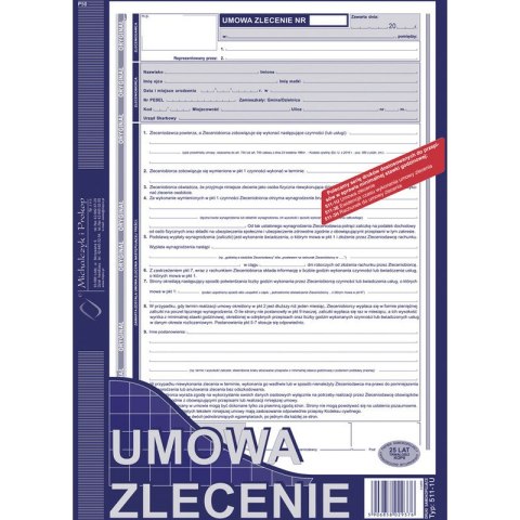 UMOWA ZLECENIE A4 (O+1K)