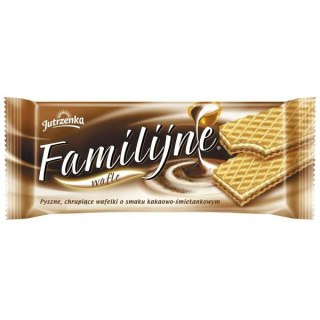 WAFLE JUTRZENKA FAMILIJNE 180g KAKAOWO-ŚMIETANKOWE