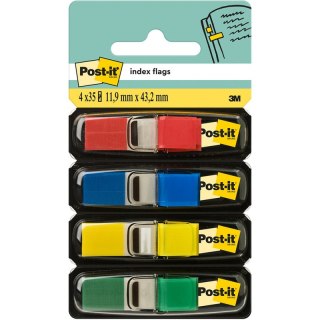 ZAKŁADKI POST-IT 12*43mm 4 KOLORY (4*35)