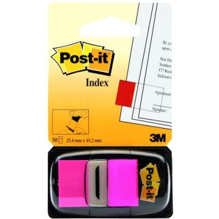 ZAKŁADKI POST-IT 25*43mm RÓŻOWE (50)