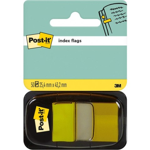 ZAKŁADKI POST-IT 25*43mm ŻÓŁTE (50)