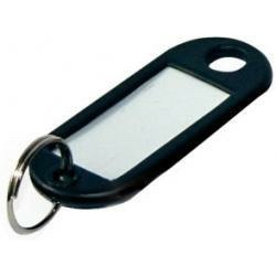 ZAWIESZKI DO KLUCZY CZARNE 100szt