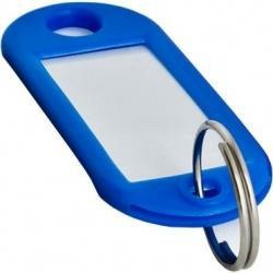 ZAWIESZKI DO KLUCZY NIEBIESKIE 100szt