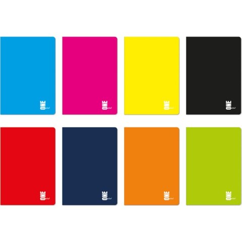 ZESZYT A5 KRATKA 32K ONE COLOR