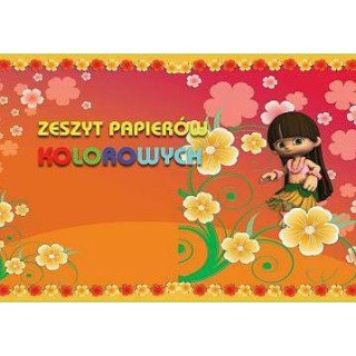ZESZYT PAPIERÓW KOLOROWYCH A4 10 KARTEK