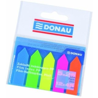 Zakładki Donau 12x45mm 5 kolorów (5x25)