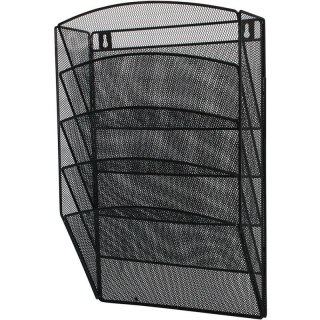 Zestaw 5 półek na dokumenty Q-Connect metalowy czarny