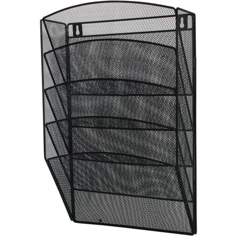 Zestaw 5 półek na dokumenty Q-Connect metalowy czarny