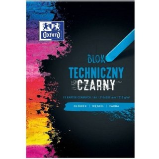 Blok techniczny Oxford A4/10k czarny