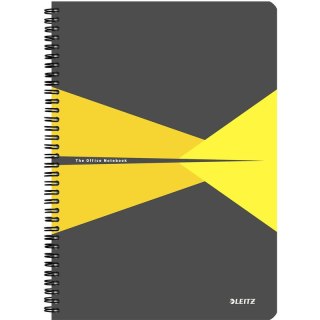 KOŁONOTATNIK LEITZ OFFICE A5/90K LINIA ŻÓŁTY