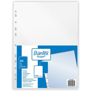 KOSZULKI BANTEX A4/35µm GROSZKOWE (100)