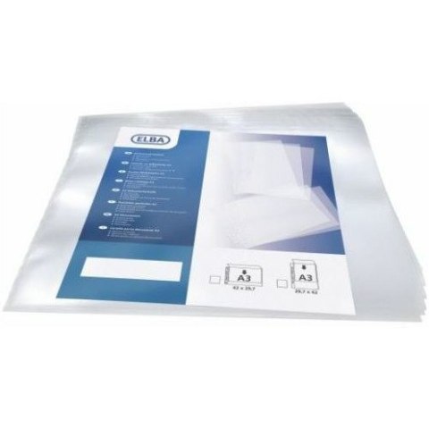 KOSZULKI ELBA A3/120µm POZIOMA GROSZKOWA 25szt