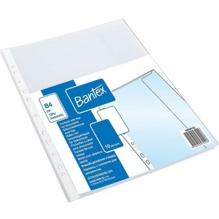 KOSZULKI Z KLAPKĄ BANTEX MAXI A4/110µm GROSZKOWE (10)