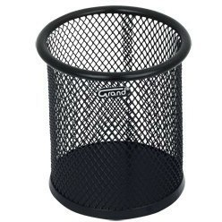 METALOWY POJEMNIK NA DŁUGOPISY CZARNY