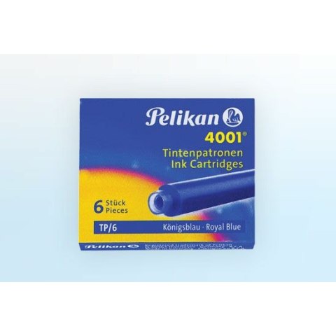 NABOJE ATRAMENTOWE PELIKAN KRÓTKIE NIEBIESKIE (6)