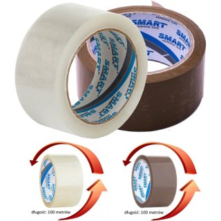 TAŚMA PAKOWA SMART 48mm/100m AKRYL BRĄZOWA