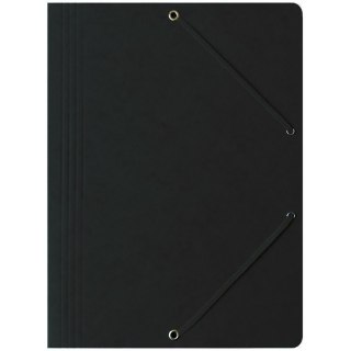 TECZKA PRESZPANOWA Z GUMKĄ BANTEX A4 CZARNA