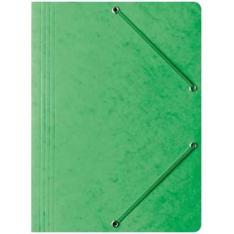 TECZKA PRESZPANOWA Z GUMKĄ BANTEX A4 ZIELONA