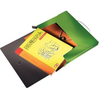 TECZKA Z GUMKĄ LEITZ SOLID 30mm ZIELONA