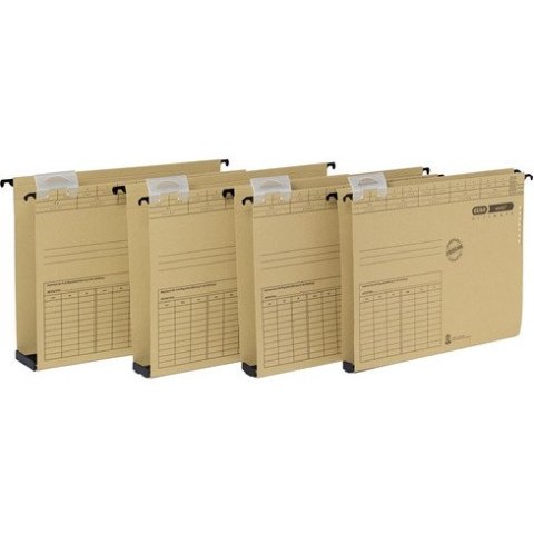 TECZKA ZAWIESZANA ELBA A4/2cm BRĄZOWA