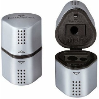 TEMPERÓWKA FABER-CASTELL GRIP 2001 SREBRNA