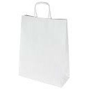 TORBA PAPIEROWA 24x10x32cm BIAŁA