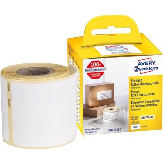 Etykiety na rolce Avery Zweckform 101x54mm białe (220)