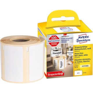 Etykiety na rolce Avery Zweckform 57x32mm Heavy Duty białe (400)