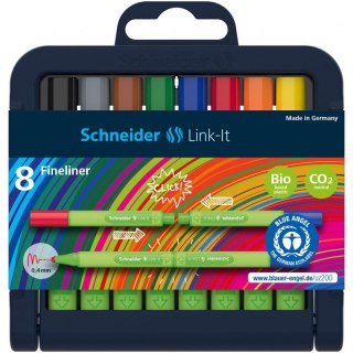 Flamastry Schneider Link-it 1.0mm 8 kolorów