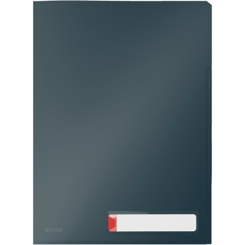 Folder PP Leitz Cosy A4/200µm 3 przegródki szary