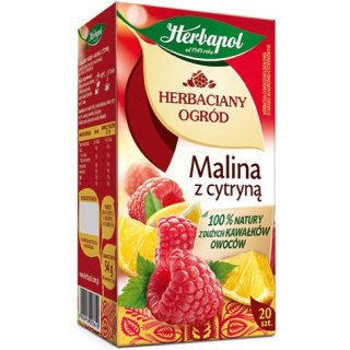 Herbata Herbapol Herbaciany Ogród Malina z cytryną 20szt