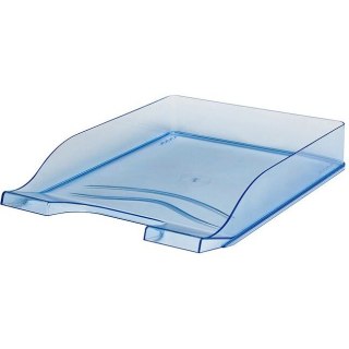 PÓŁKA NA DOKUMENTY BANTEX PRZEZROCZYSTA NIEBIESKA