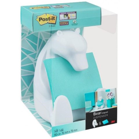 Podajnik karteczek Post-it "Miś" + 1 bloczek