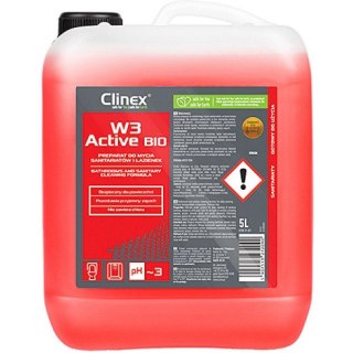 Preparat Clinex W3 Active 5L (do mycia łazienek i sanitariatów)