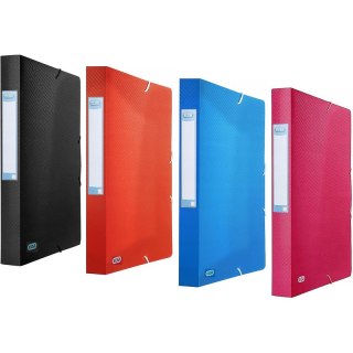 TECZKA PP Z GUMKĄ ELBA URBAN A4/40mm CZARNA