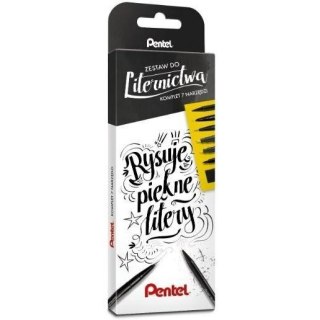 Zestaw do liternictwa Pentel "Rysuję piękne litery