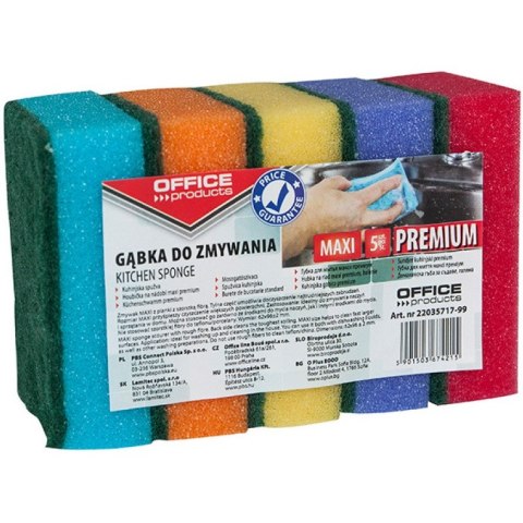 Gąbki do zmywania Office Products Maxi (5)